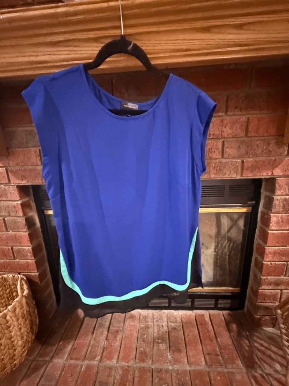 The Limited Women's Blue Sleeveless Top Size M